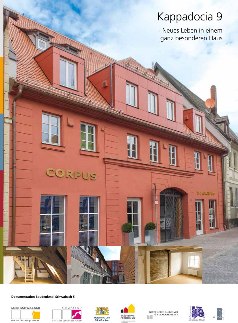 Titelbild Kappadozia 9 mit Ansicht der Vorderseite des roten Gebäudes